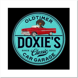 Dachshund's Old Time Garage Posters and Art